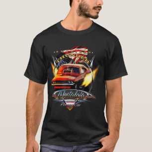 Nostalgia Funny Car American Drag Tävla T-shirt