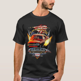 Nostalgia Funny Car American Drag Tävla T-shirt