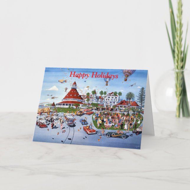 NOSTALGIA, HOTEL DEL CORONADOCALIFORNIA HELGKORT (Framsida)