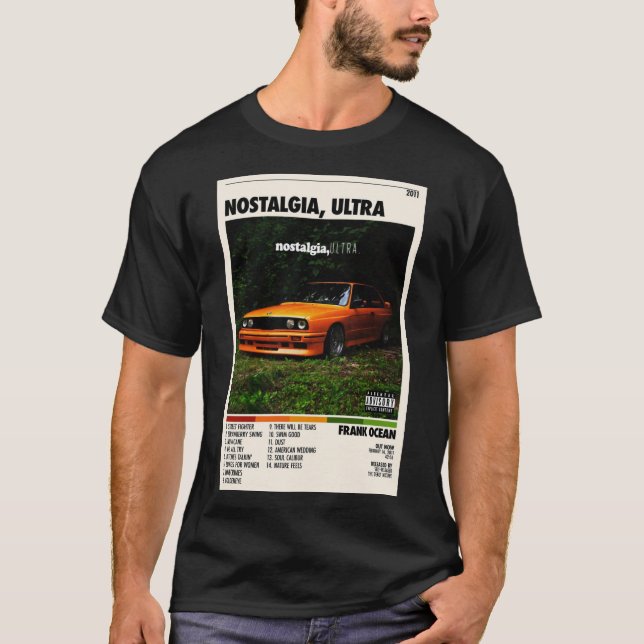 Nostalgia Ultra Tracklist S Album - Albumskydd   T Shirt (Framsida)