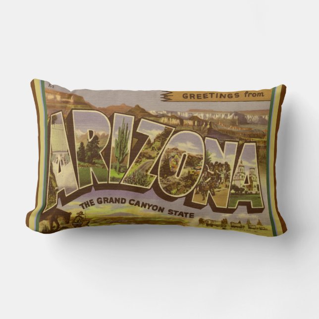 Nostalgic Arizona Lumbar Pillow Lumbarkudde (Framsida)