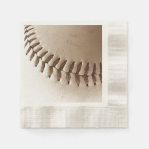 Nostalgic Baseball Stitches Pappersservett