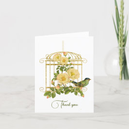Nostalgic Bird Cage och Ro Tack för ditt kort