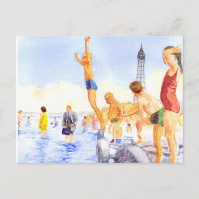 Nostalgic Blackpool Vykort (Framsida)