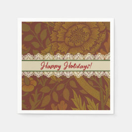 Nostalgic Classic William Morris. Guld Helgdag Pappersservett