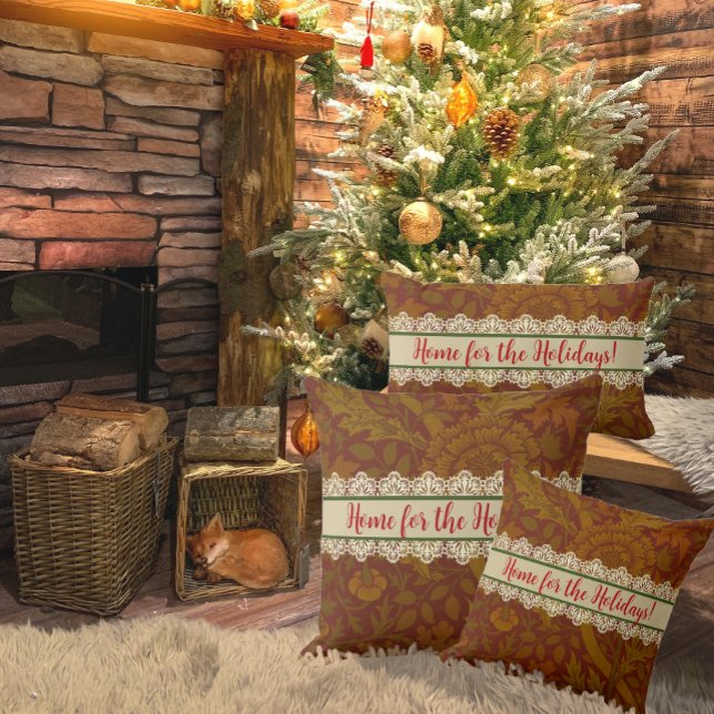 Nostalgic Classic William Morris Mönster Helgdag Lumbarkudde (How cute for your country home! Makes a great gift also. 3 sizes available.)