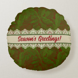 Nostalgic Classic William Morris Mönster Helgdag Rund Kudde