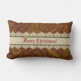 Nostalgic Classic William Morris Red Helgdag Lumbarkudde