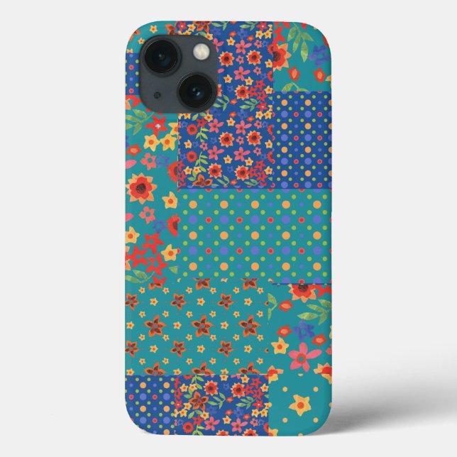Nostalgic Faux Patchwork Samsung Galaxy Note Fodra (Baksida)