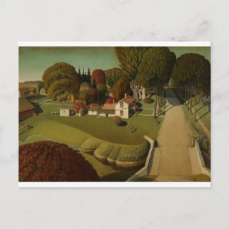 Nostalgic Grant Skogen Painting Postcard Vykort