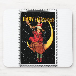 Nostalgic Halloween Bra Witch och hennes Katt Musmatta