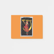 Nostalgic Halloween Bra Witch och hennes Katt