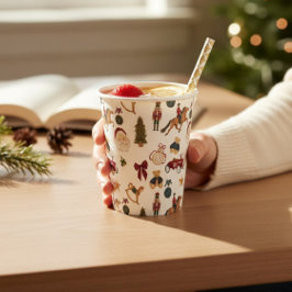 Nostalgic Holiday Toys Watercolor festive