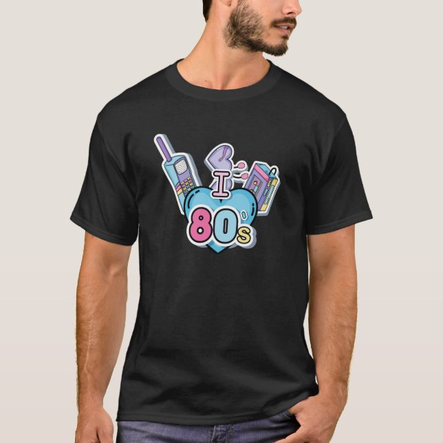 Nostalgic I Kärlek, 80:s Resa-minnesled T Shirt (Framsida)