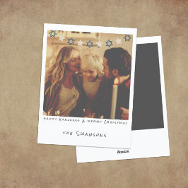 Nostalgic Instant Photo Hanukkah/julkort Julkort