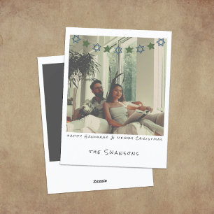 Nostalgic Instant Photo Hanukkah/julkort Julkort