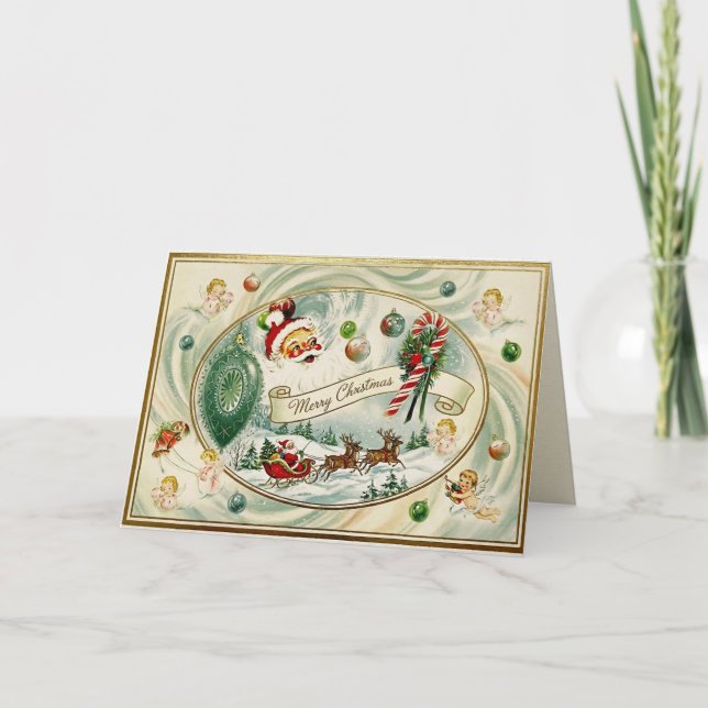 Nostalgic Kitschmas  Helgkort (Framsida)