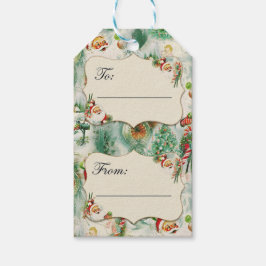 Nostalgic Kitschmas Presentetikett