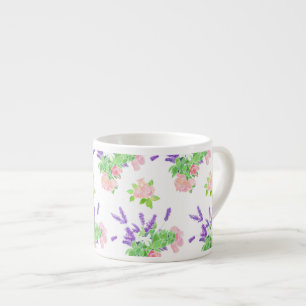 Nostalgic Lavender, Rosa ros, Mock Orange Espressomugg