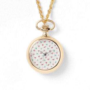 Nostalgic Mini Ro Women Guld Pocket Watch Armbandsur