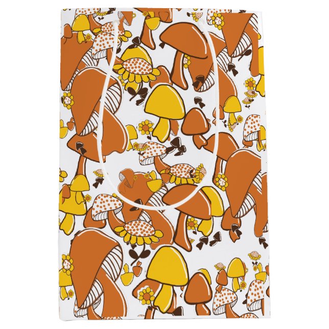 Nostalgic Mushroom Mönster (Framsidan)