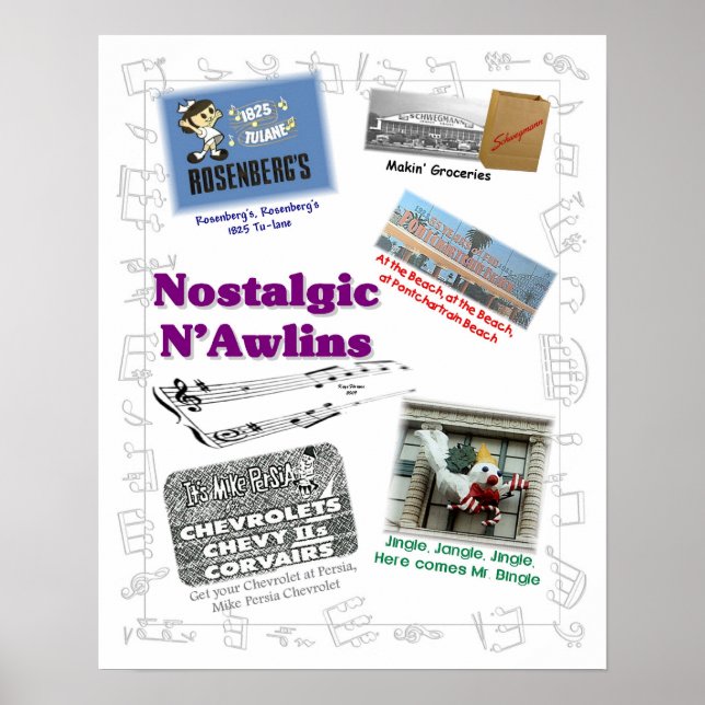 Nostalgic N'Awlins Jingles Poster (Framsidan)