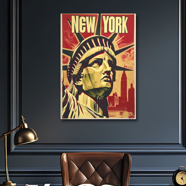 Nostalgic New York Travel Poster (Skapare uppladdad)