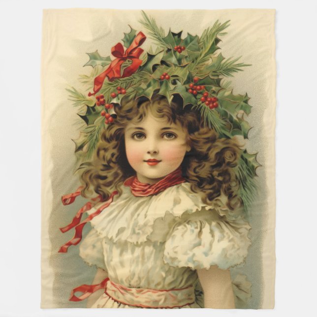 Nostalgic Noel Classic jul Blanket Fleecefilt (Framsidan)