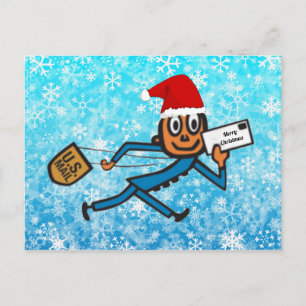Nostalgic Postal Santa Helg Vykort
