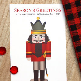 Nostalgic Red Grönt Nutcracker - jul Julkort