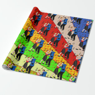Nostalgic Retro 1950's Stil Presentpapper