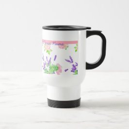 Nostalgic Rosa ros och Lavender Scents från sommar Resemugg
