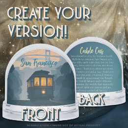 Nostalgic San Francisco Cable Car Travel Keepsake 