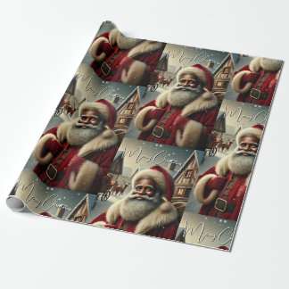 Nostalgic Santa Presentpapper