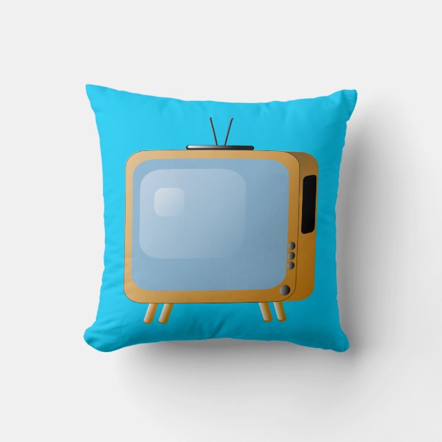 NOSTALGIC VINTAGE TV-SET KUDDE (Framsida)