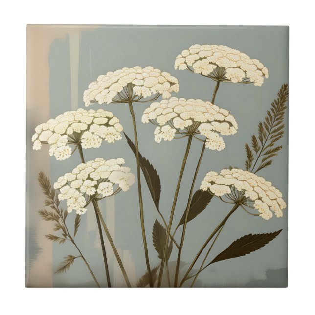 Nostalgic Ypilen Botanical Kakelplatta (Framsidan)