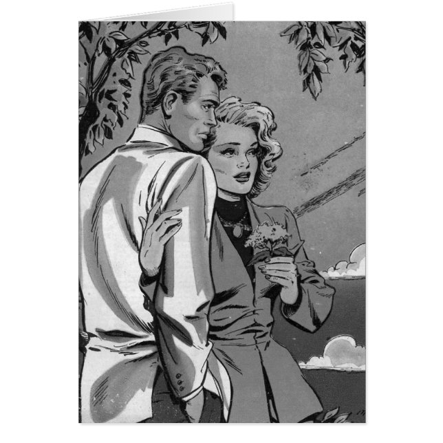 Nostalgikerromantik Hälsningskort (Framsidan)