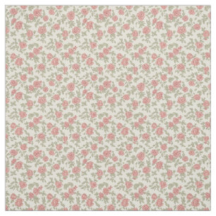 Nostalgisk 1940-tals dammig rosa och salvia bruksb tyg