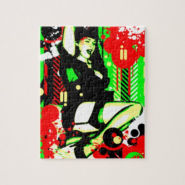 Nostalgisk förförelse - för evigtpinup mig pussel (Vertikal)