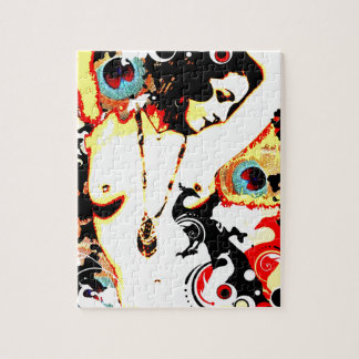 Nostalgisk förförelse - poetisk påfågel pussel