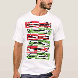 Nostalgisk förtjusning för klassiska bilentusiaste t shirt