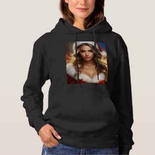 Nostalgisk jul Santa flicka T Shirt