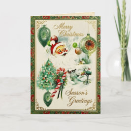 Nostalgisk Kitschmas Helgkort