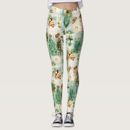 Nostalgisk Kitschmas Leggings