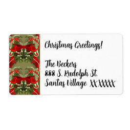 Nostalgisk Mistel och Julkrans Jul Fraktsedel