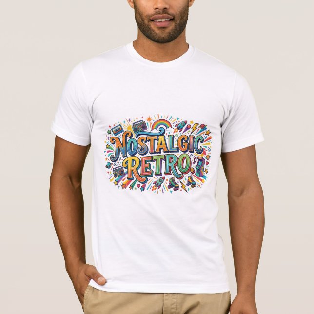 Nostalgisk Retro T Shirt (Framsida)