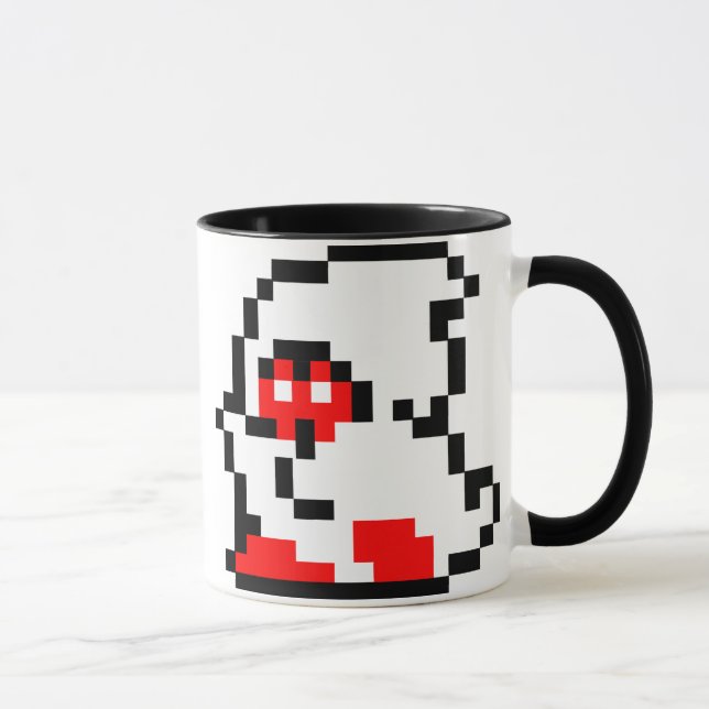 Nostalgisk spökemugg för PIXEL NES Mugg (Höger)