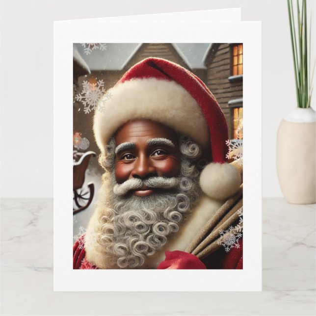 Nostalgisk Tomte  Kort (Framsida)