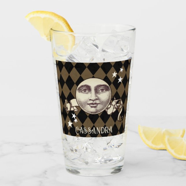 Nostalgisk Vintage Steampunk Fantasy Glaskopp (Framsida Ice)