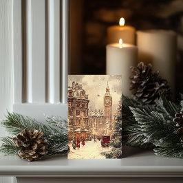 Nostalgisk vinter i London Klassiker Kort